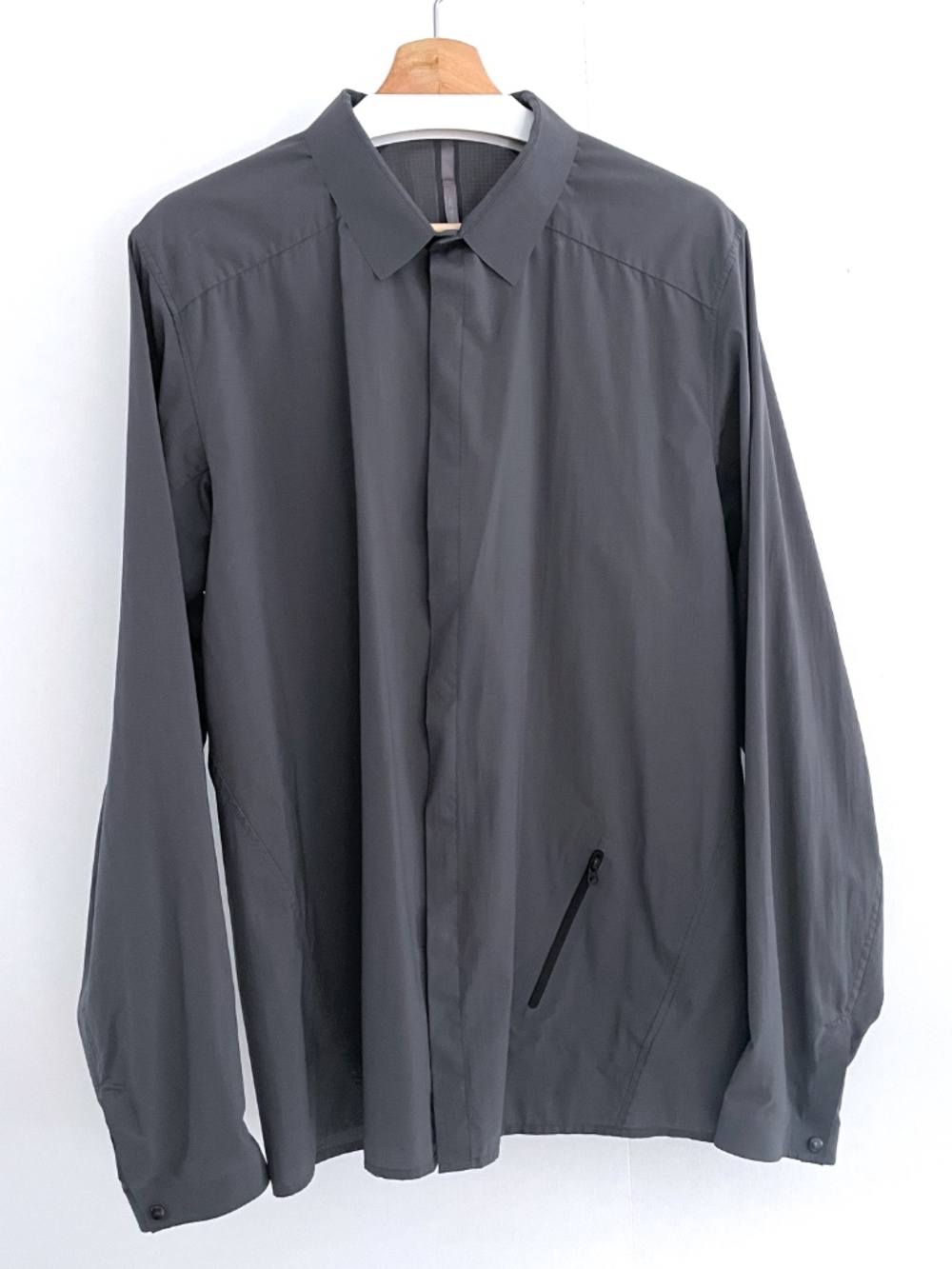 Veilance Squamish Shirt (XL, Titanium, 2012)